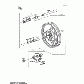 Схема вузла: Transom + tube для Kawasaki ZX600 Ninja 600R