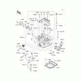 Схема вузла: Головка циліндра для Kawasaki KLX250 KLX250S