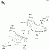 Схема вузла: Side covers для Kawasaki ZG1000 Concours