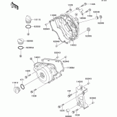 Схема вузла: Engine cover(s) для Kawasaki EX250 ZZR250