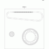 Схема узла: Chain kit для Kawasaki ZX1100 ZZ-R1100
