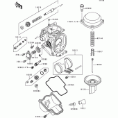 Схема вузла: Карбюратор parts(1/2)zx900ce026342- для Kawasaki ZX900 Ninja ZX-9R