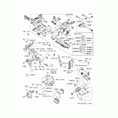 Схема вузла: Електроустаткування для Kawasaki VN1700 Vulcan 1700 Voyager Custom ABS