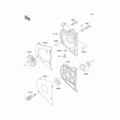 Схема узла: Водяной насос для Kawasaki KLE500