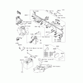 Схема вузла: Електроустаткування для Kawasaki ZX636 Ninja ZX-6R