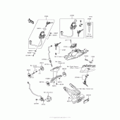 Схема вузла: Ignition Switch/locks/reflectors для Kawasaki ZX1000 Ninja ZX-10R