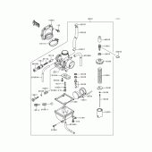 Схема узла: Карбюратор(1/2) для Kawasaki KMX125