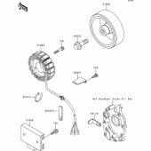 Схема вузла: Генератор для Kawasaki ZR550 Zephyr