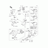 Схема вузла: Fuel tank(1/6) для Kawasaki EX500 GPZ500S