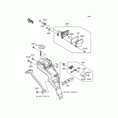 Схема узла: Taillight(s) для Kawasaki KLX150 KLX150L