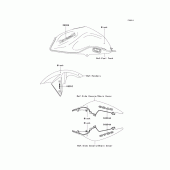 Схема узла: Decals(black)(maf/mas) для Kawasaki ZR750 Z750 ABS