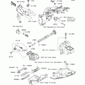 Схема узла: Fuel injection для Kawasaki ZR750 Z750S