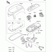 Схема вузла: Meter для Kawasaki EX500 GPZ500S