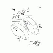 Схема вузла: Reflectors для Kawasaki VN1700 Vulcan 1700 Vaquero ABS
