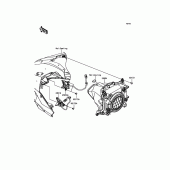 Схема вузла: Headlight(s) для Kawasaki ZX1000 Ninja H2