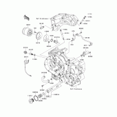 Схема узла: Oil filter для Kawasaki VN900 Vulcan 900 Classic LT