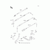 Схема узла: Тросики для Kawasaki VN1500 Vulcan 1500 Classic
