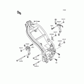 Схема вузла: Кріплення для Kawasaki EX250 ZZR250