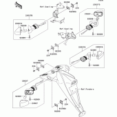 Схема вузла: Поворотники для Kawasaki ZR750 Z750 ABS