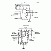 Схема вузла: Головний циліндр зчеплення для Kawasaki ZG1000 Concours
