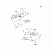 Схема вузла: Decals(a4) для Kawasaki KLX110 KLX110