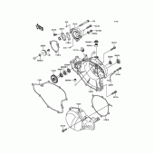 Схема вузла: Engine Cover(s) для Kawasaki KX65