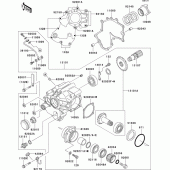 Схема вузла: Front bevel gear(1/2) для Kawasaki VN1500 VN1500 Classic