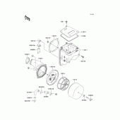 Схема вузла: Повітряний фільтр Kawasaki KLX300R