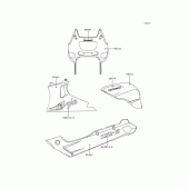 Схема вузла: Decals(ebony)(zx600-e2) для Kawasaki ZX600 Ninja ZX-6