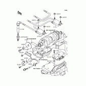 Схема узла: Катушка зажигания для Kawasaki ZR1200 ZRX1200S