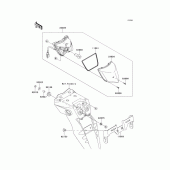 Схема вузла: Taillight(s) для Kawasaki KLX250 KLX250SF
