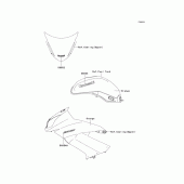 Схема вузла: Decals(orange)(cbf) для Kawasaki EX650 Ninja 650