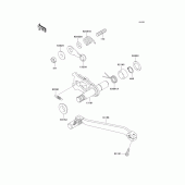 Схема узла: Переключатель передач для Kawasaki KLX300R