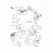 Схема вузла: Water pipe для Kawasaki ZR1200 ZRX1200 DAEG