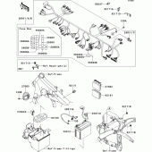 Схема вузла: Електроустаткування для Kawasaki VN900 VN900 Custom