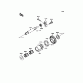 Схема вузла: Balancer для Kawasaki ZR1000 Z1000 ABS