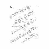 Схема вузла: Balancer для Kawasaki ZX1100 ZZ-R1100