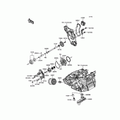 Схема вузла: Масляний насос для Kawasaki ZX1000 Ninja H2R