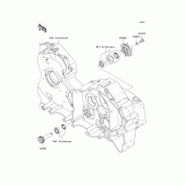 Схема вузла: Водяний насос для Kawasaki VN2000 Vulcan 2000 Limited