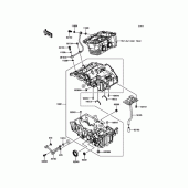 Схема вузла: Картер двигуна для Kawasaki ER250 Z250 ABS