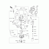 Схема вузла: Carburetor(1/3) для Kawasaki KX125