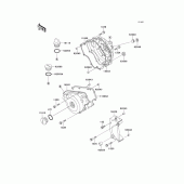 Схема вузла: Engine cover(s) для Kawasaki EX250 GPX250R