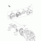 Схема вузла: Вимірювальний прилад Kawasaki ZX1400 Ninja ZX-14