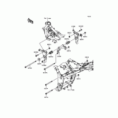 Схема вузла: Кріплення для Kawasaki ER300 Z300