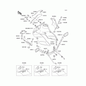 Схема вузла: Cowling(1/2) для Kawasaki EX500 GPZ500