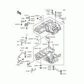 Схема вузла: Картер двигуна для Kawasaki ZR1100 Zephyr 1100