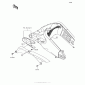 Схема вузла: Chain Cover для Kawasaki ZX636 Ninja ZX-6R ABS KRT Edition