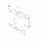 Схема узла: Taillight(s) для Kawasaki ZG1000 Concours