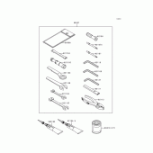 Схема узла: Owners tools для Kawasaki KLE500