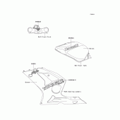 Схема вузла: Decals(green)(zx636-b2) для Kawasaki ZX636 Ninja ZX-6R